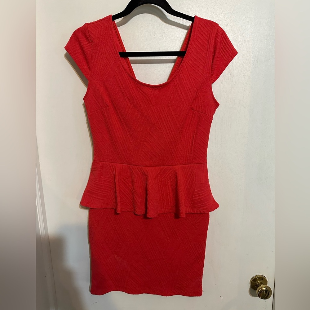 Charlotte Russe Vibrant Red Mini Dress